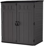 Outdoor Storage Shed, Extra Large Vertical, Dark Gray by Unknown