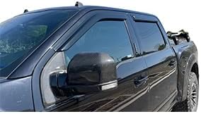 4pc Sun Rain Guards Window Visor Wind Deflector Compatible - Image 9