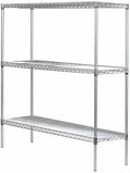 Omega 21" Deep x 54" Wide x 80" High 3 Tier Gray Starter Shelving Unit by OmegaProductsCorporation