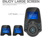Nulaxy Bluetooth Car FM Transmitter Audio Adapter Receiver Wireless Handsfree - Image 3