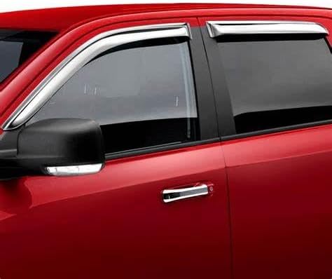 Chrome Side Window Visors Vent Deflector - Image 4