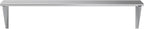 AmGood 14 in. x 48 in. NSF Stainless Steel Tubular Wall Shelf | Heavy-Duty - Image 4