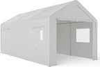 Carport 10x20 Ft, 120 LBS Heavy Duty Car Canopy, Portable Garage by Morngardo