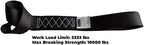 Soft Loop Tie Down Straps Black Breaking Strength 10, 000 LBS Heavy Duty 1.5 - Image 4