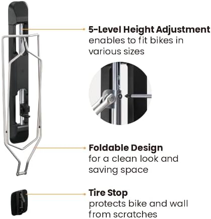 Unbound Bike Storage Rack: Swivel Wall Mount - Image 4