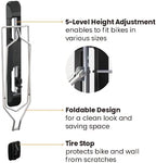 Unbound Bike Storage Rack: Swivel Wall Mount - Image 4