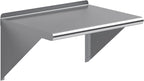 AmGood 24" Long X 18" Deep Stainless Steel Wall Shelf | NSF Certified | by AmGood