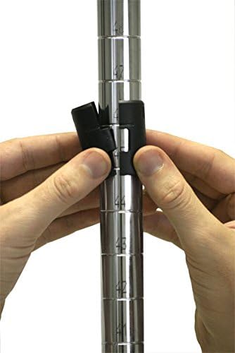 Omega 18" Deep x 72" Wide x 86" High 3 Tier Chrome Starter Shelving Unit - Image 6