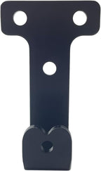 4 PCS black heavy duty metal flat j hooks - Image 3