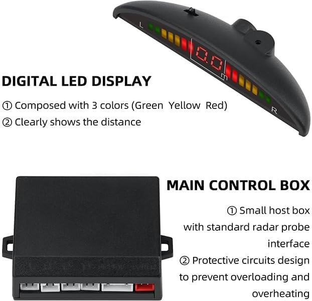 Parking Sensor Kit Backup Sensor Kit Reverse Sensor - Image 5