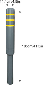 Metal Safety Bollard, Car Parking Protection Posts, Personal Garage Driveway - Image 7