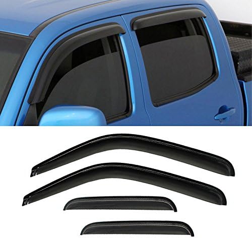 Sun/Rain Guards Window Visors Wind Deflector Compatible - Image 3