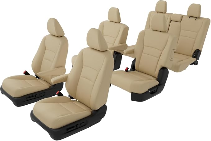 for Honda Pilot Seat Covers, Car Seat Protectors Full Set Custom Fit Pilot Elite - Image 7
