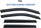 Window Visors Rain Guards for 2019-2024 Subaru Forester, Out-Channel Window - Image 2