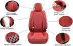 2 Packs Car Seat Covers Leather Car Seat Covers Universal Seat Covers - Image 6
