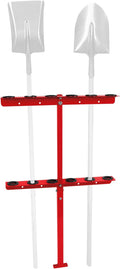 Vertical Hand Rack for Enclosed Landscaping Truck Trailer Garage or Shed Walls by PRINIC