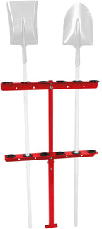 Vertical Hand Rack for Enclosed Landscaping Truck Trailer Garage or Shed Walls by PRINIC