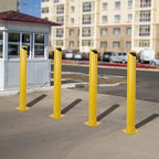 Safety Bollard, 4 Packs 48 Inch Metal Safety Bollard Post - Image 8