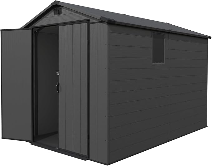 Patiowell 6x10 FT Outdoor Plastic Storage Shed - Image 9