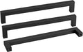 goldenwarm 45 Pack Black Square Bar Cabinet Pull Drawer Handle Stainless Steel by goldenwarm