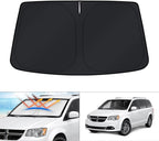KUST Windshield Sun Shade for Dodge Caravan Mini Van 2008-2020 Window Sunshade by KUST