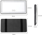 Car Visor Vanity Mirror with Rechargeable LED Lights, 3 Light Modes & Dimmable - Image 6