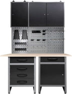 JZD Steel Workbench Garage Storage Cabinet Set by JZD