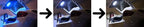 ICBEAMER 12" Color Changing from Blue to White 18 SMDs 5050 LED Light Strip - Image 5
