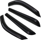 4pc Sun Rain Guards Window Visor Wind Deflector Compatible - Image 2