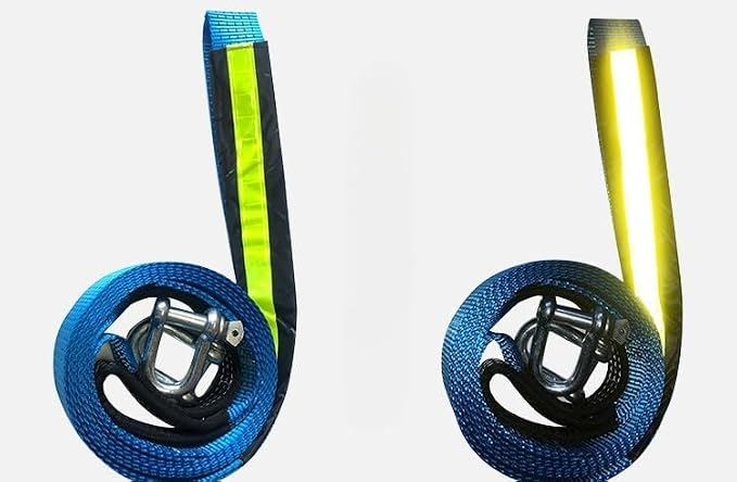 Heavy Duty Tow Strap with Safety Metal Hooks 5M, 8T Strong Break strengthened - Image 5