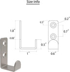 Wall Hooks Coat Hook Robe Hanging Robe & Towel Hooks, Utility Hooks Indoor - Image 4