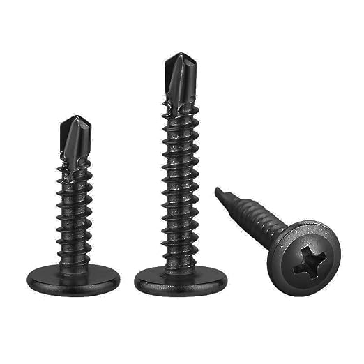 #8×3/4” for Sheet Metal Self-Tapping Screws 410 Black Stainless Steel Truss - Image 6