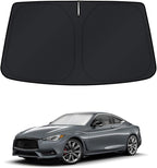 KUST Windshield Sun Shade for Infiniti Q60 Coupe 2017-2022 Window Sunshade Sun by KUST