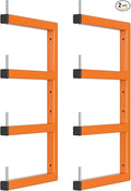 2-Pack Lumber Storage Rack, Wood Storage Racks Wall Mount, Heavy Duty Garage by Riciakik