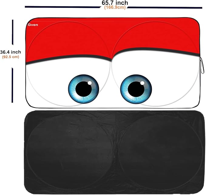 Gven Windshield Sun Shade 2025 Truck Windshield Cover Sun Shade Automotive - Image 2