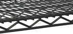 Omega 18" Deep x 54" Wide x 74" High 3 Tier Black Starter Shelving Unit - Image 2