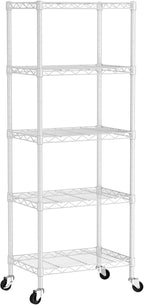 SINGAYE 5 Small Wire Shelves Kitchen Pantry Close Home Organizers and Storage - Image 9