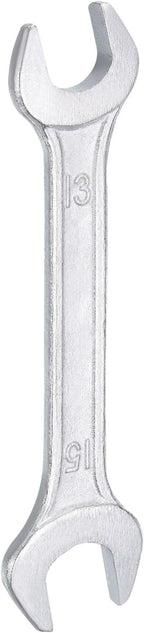 HARFINGTON Double Open End Wrench 13mm x 15mm Metric 15 Degree Offset Angle by HARFINGTON