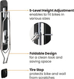 Mount Plus Bike-M Easy Wall Mounted Bike Storage Rack - Image 4