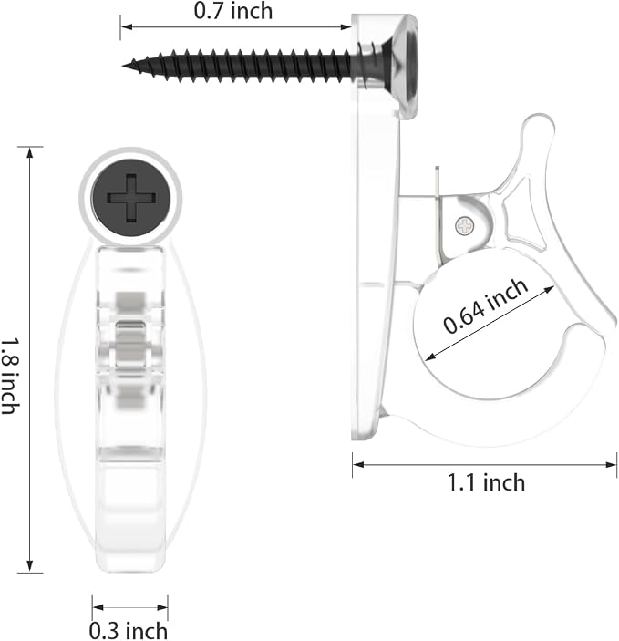 Light Hanger Hooks, Screw-in Hooks - Image 4