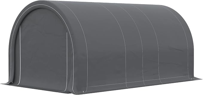 Outsunny 10' x 16' Carport, Heavy Duty Portable Garage Storage Tent - Image 9