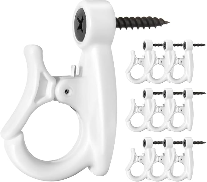 Light Hanger Hooks, String Light Hooks, Screw-in Hooks by Gezidea