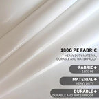Rutile 10 x 20 FT Carport Replacement Cover, Heavy Duty Car Tarp Canopy Tent - Image 3