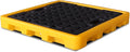Drum Containment Spill Pallet, Industrial Nestable Oil Drums Leak-Proof Tray by PFCDZDU