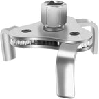 Universal Adjustable Oil Filter Wrench, Carbon Steel, 3-Jaw Design, 2.5-4.5 by GZZTORES