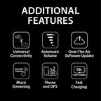 Cardo Systems FREECOM 4X Motorcycle 4-Way Helmet Bluetooth Communication System - Image 6