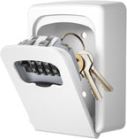 Key Lock Box Wall Mounted, Fayleeko 4 Digit Combination Lockbox by Fayleeko