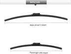 Front Windshield Wipers, 2-Piece Set - Image 3