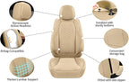 2 Packs Car Seat Covers Leather Car Seat Covers Universal Seat Covers - Image 6