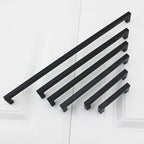 goldenwarm 3 Inch 100 Pack Matte Black Flat Square Bar Kitchen Hardware Closet - Image 8